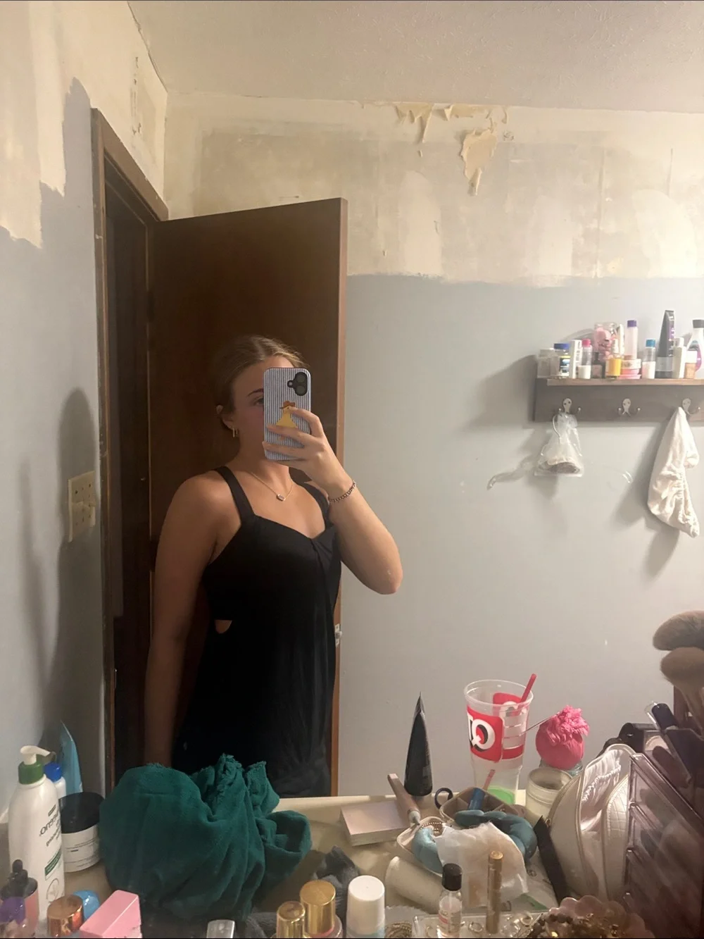lululemon athletica Black Strappy Racerback Tank Dress